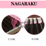 Gene false fir cu fir Nagaraku color D/0.10 de 11mm Dark Brown, cutie deteriorata